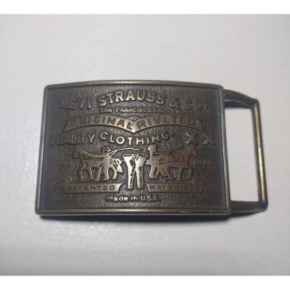 Vintage Levi Strauss & Co. Belt Buckle - Picture 1 of 5